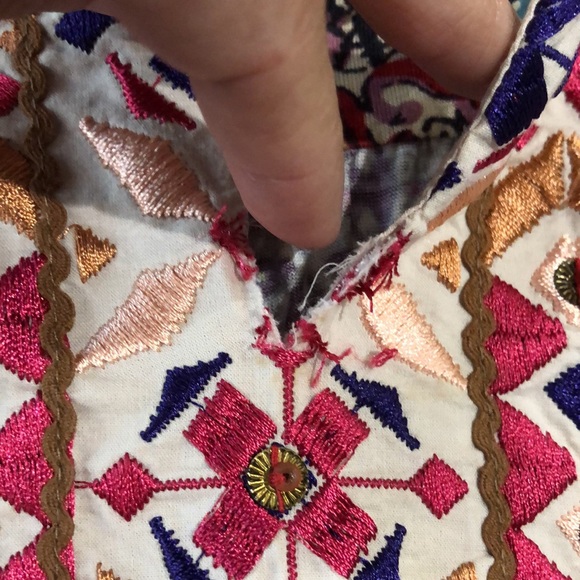 ANTHROPOLOGIE / A COMMON THREAD Boho Sleeveless Top - Picture 4 of 5